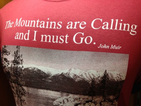 Lake Tahoe t-shirt outdoor adventures