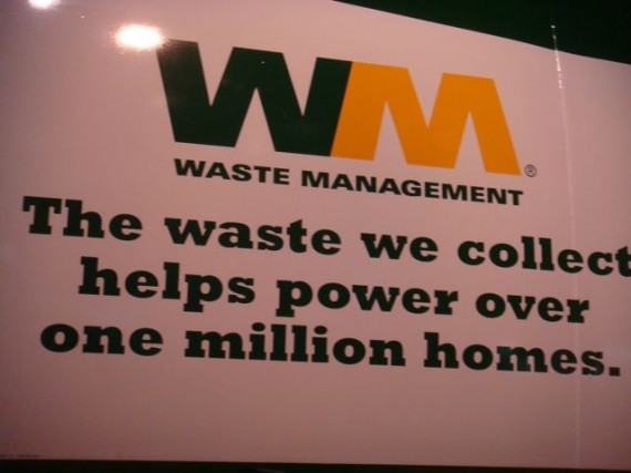 Waste Management company sign