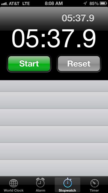 jeff noel's 2013 fastest mile time through June