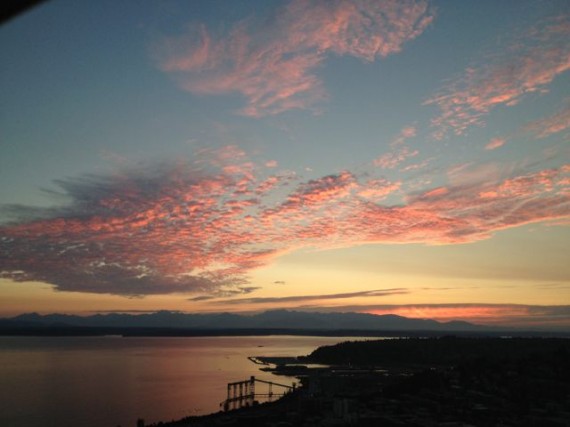 Sunset from Space Needle