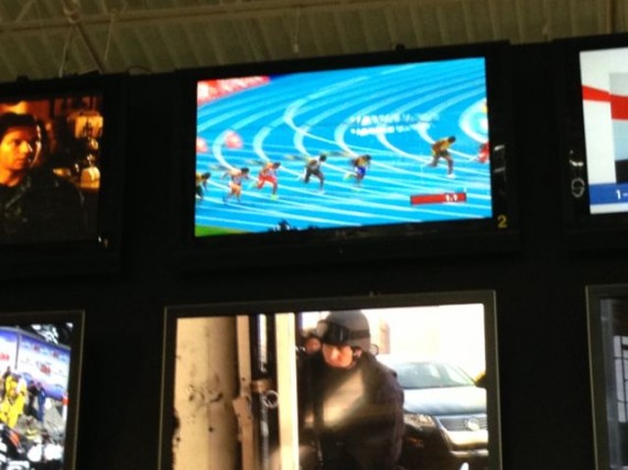 Poor photo quality but you get the picture - track and field