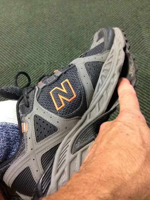 New Balance shoe failure