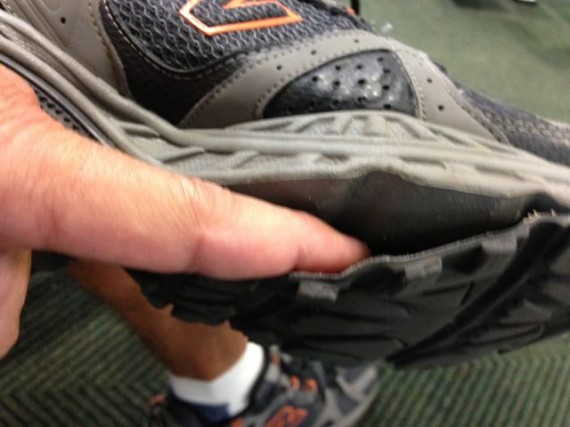 New Balance shoe failure