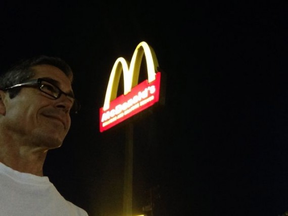 jeff noel at McDonalds pre-dawn