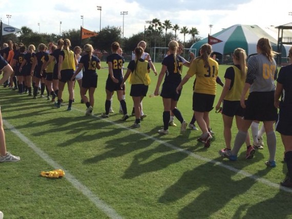 Canisius College versus Niagara soccer game at MAAC finals