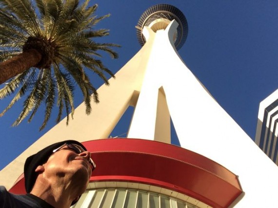 Stratosphere on Las Vegas strip 2014