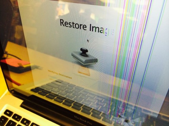 MacBook damage restored