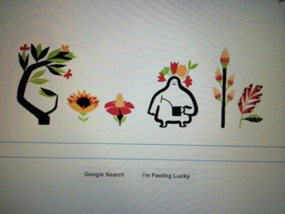 Google first day of Spring screen shot