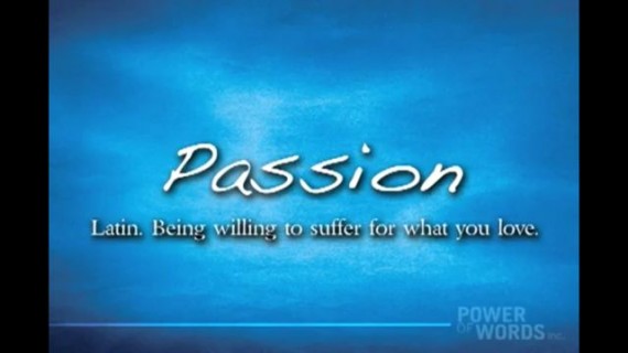Passion power of words