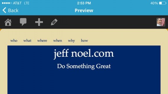jeff noel website header