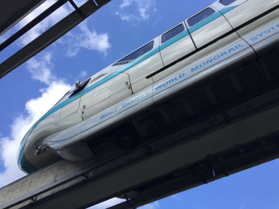 Disney Monorail closeup 
