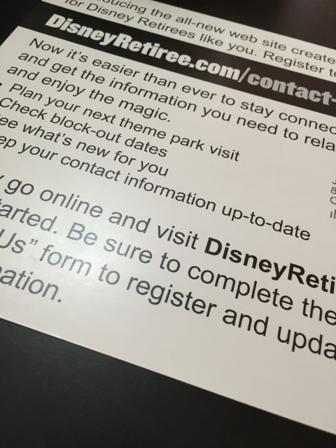 Disney Retiree website 