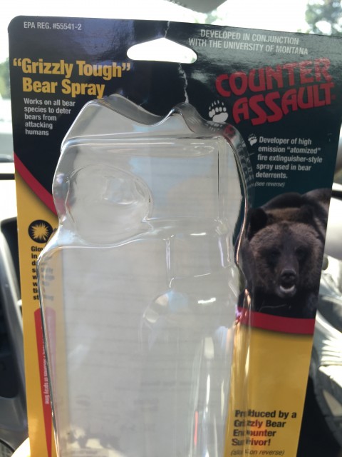 Grizzly Bear spray