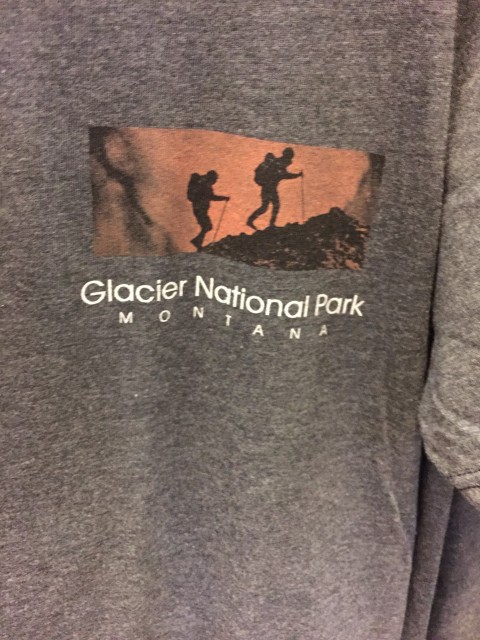 Glacier National Park tee shirt