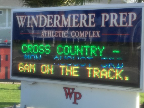 Windermere Prep Athletics sign