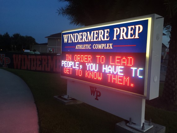 Windermere Prep School signage
