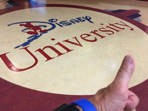 Disney University lobby floor icon