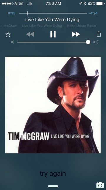 Tim McGraw iTunes screen shot