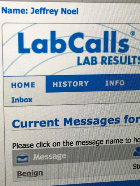 Lab Calls test results