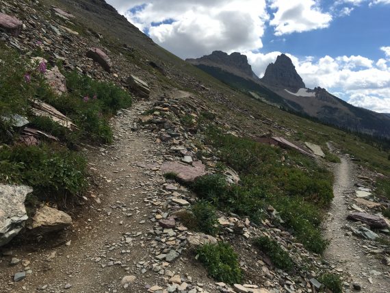 Highland Trail spur to Grinnell Glacier overlook
