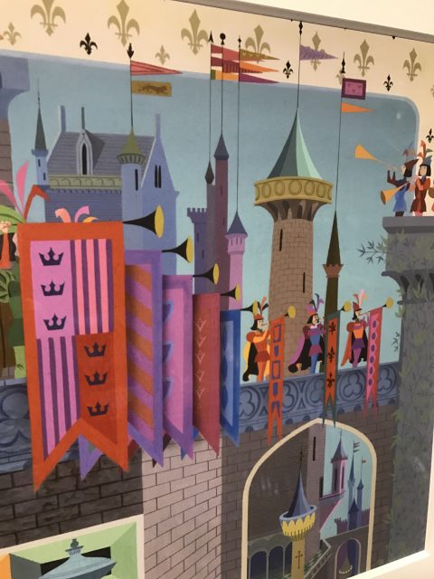 Disney Dream Castle art on wall