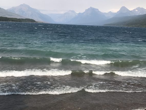 Lake McDonald waves