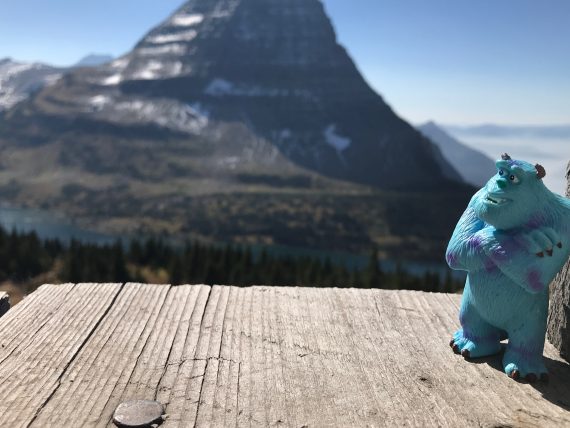 Bearhat Mountain and Disney character