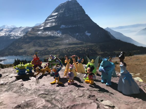 Bearhat Mountain and Disney character