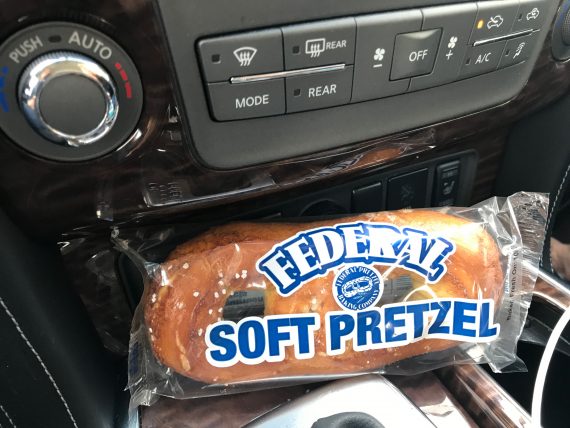 Philly soft pretzel