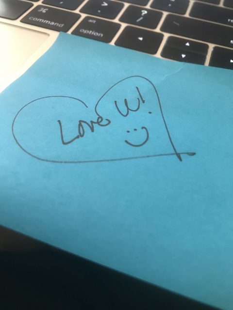 post it note message