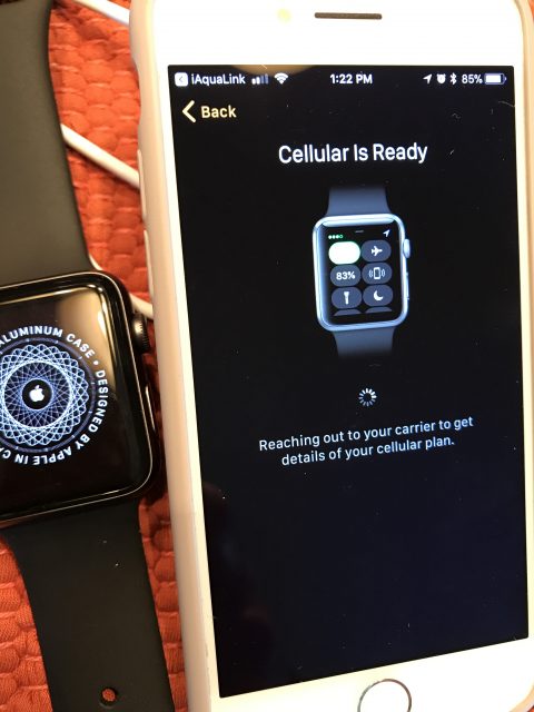 Apple Watch 3 cellular plan