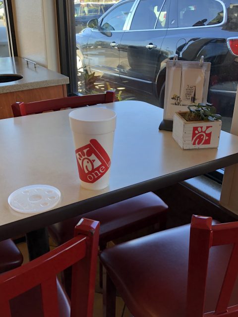 Chick-fil-a tables
