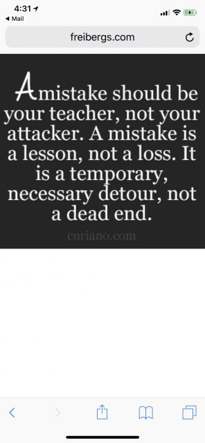 mistakes quote