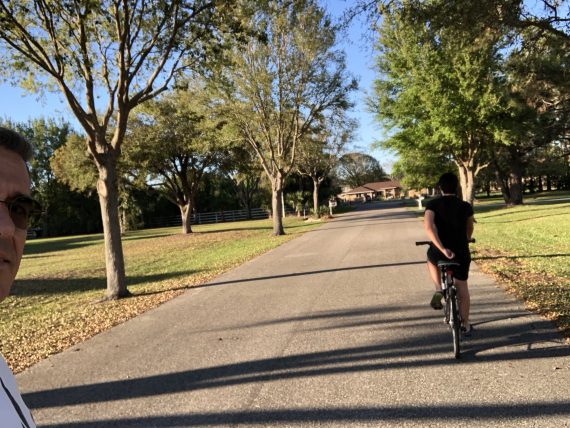 neighborhood bike ride
