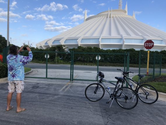 Biking at Disney