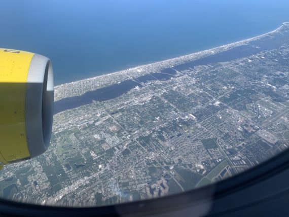 Daytona Beach from plane