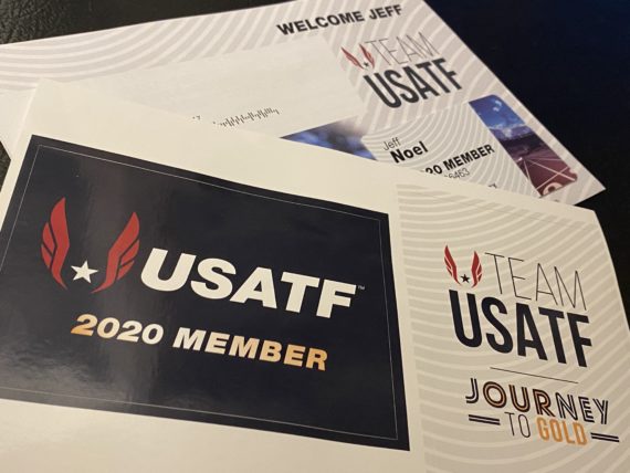 USATF membership card 