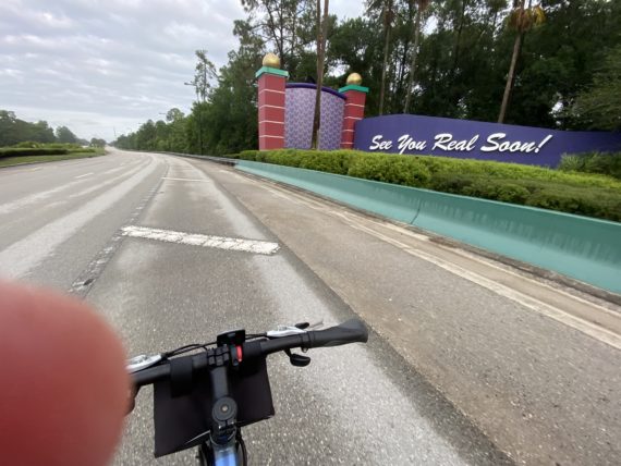 biking at Walt Disney World