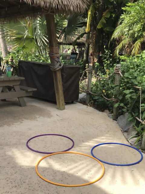  Mickey Mouse shaped hoola hoop arrangement