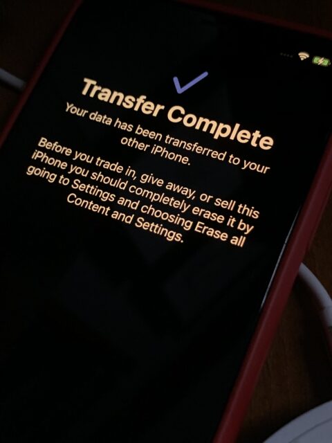 IPhone data transfer