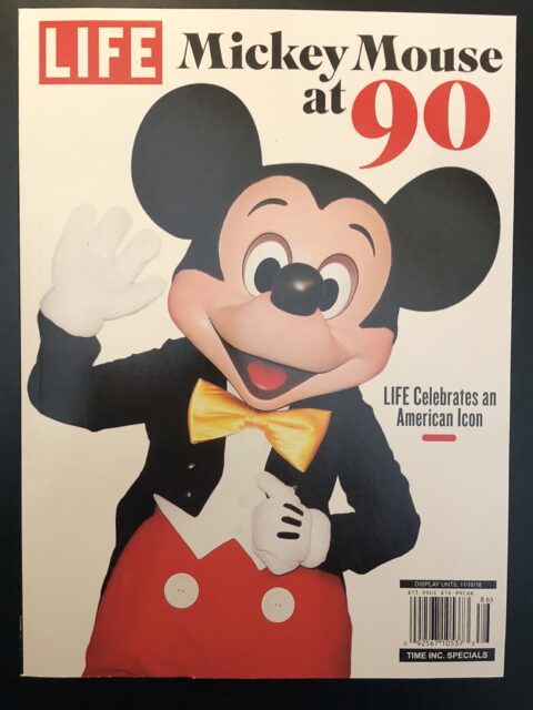 Mickey Mouse on the cover of Life magazine