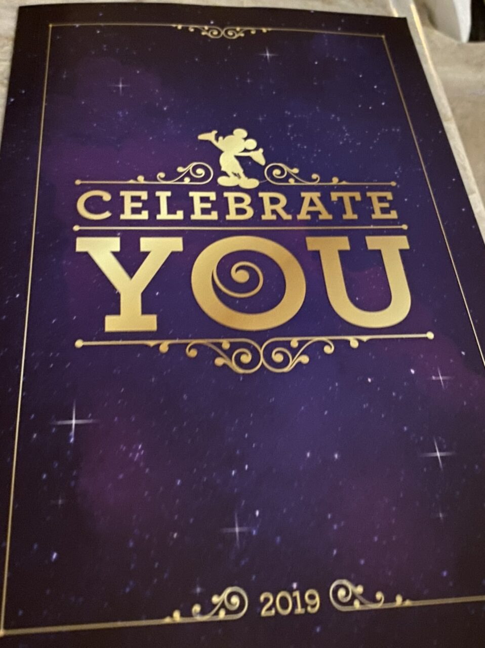 Disney Celebrate You card