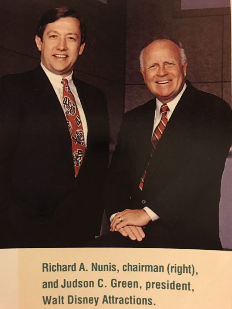 photo of two former Disney Executives from 1990's