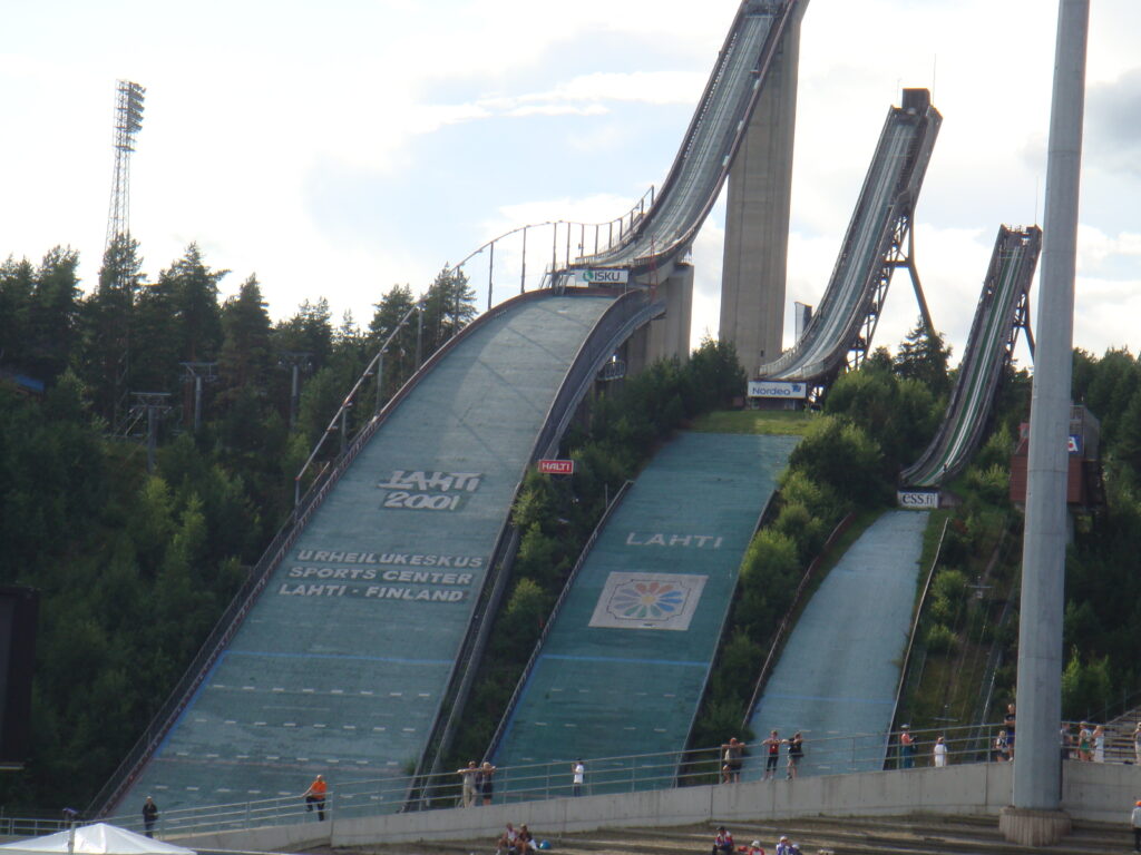 Finland ski jump ramps
