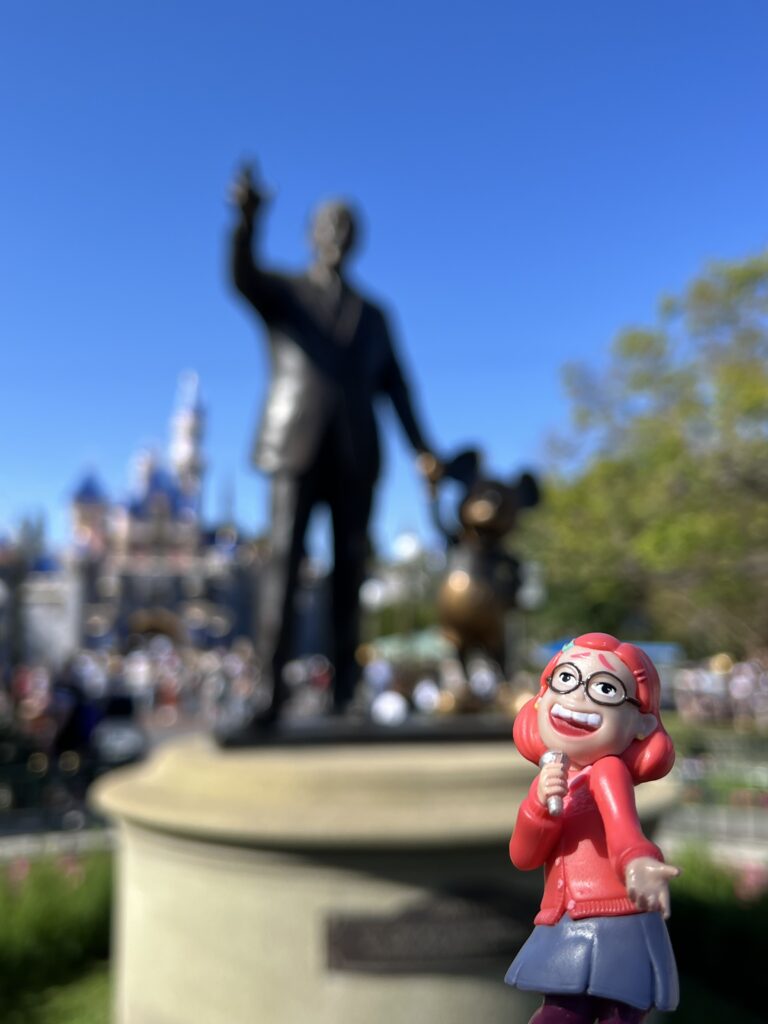 Pixar Turning Red toy at Disneyland