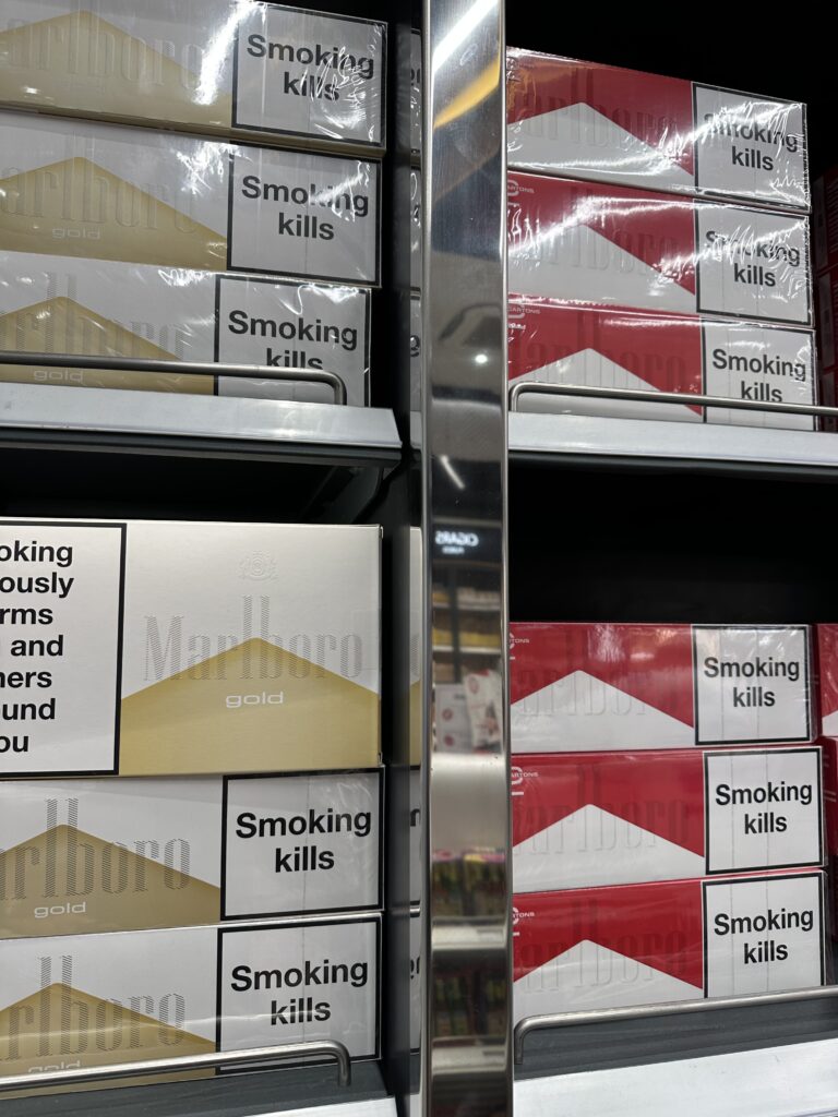 Cartons of cigarettes