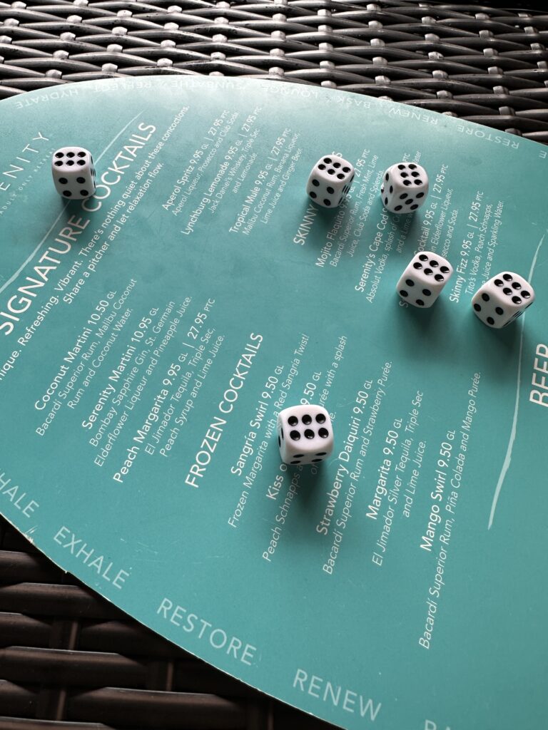 Six dice 