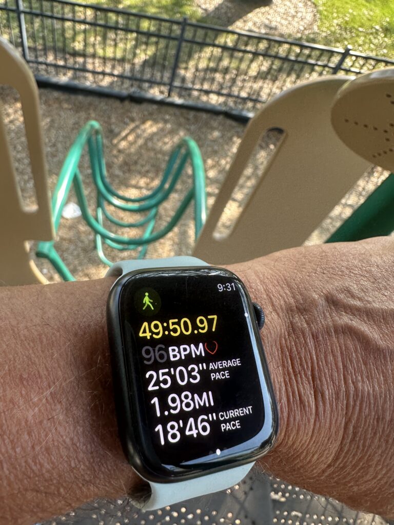 Apple Watch workout screenshot