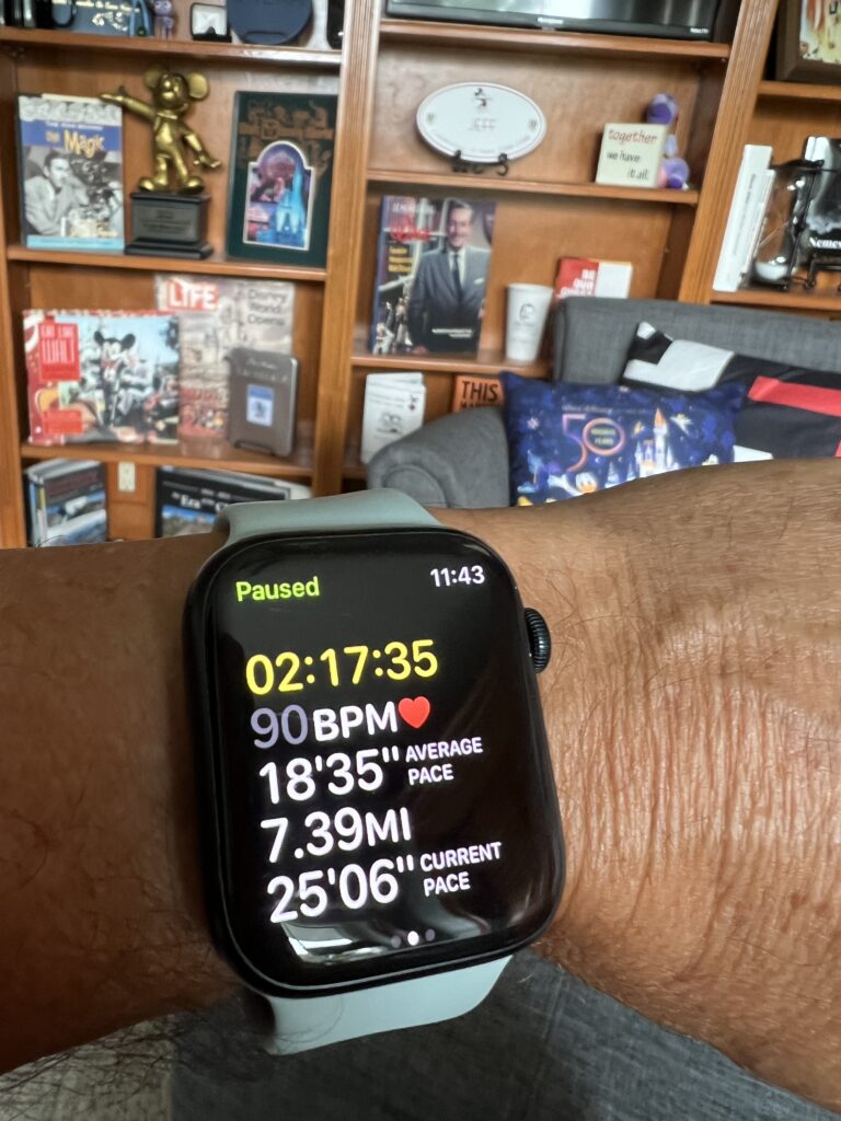 Apple Watch fitness screen shot