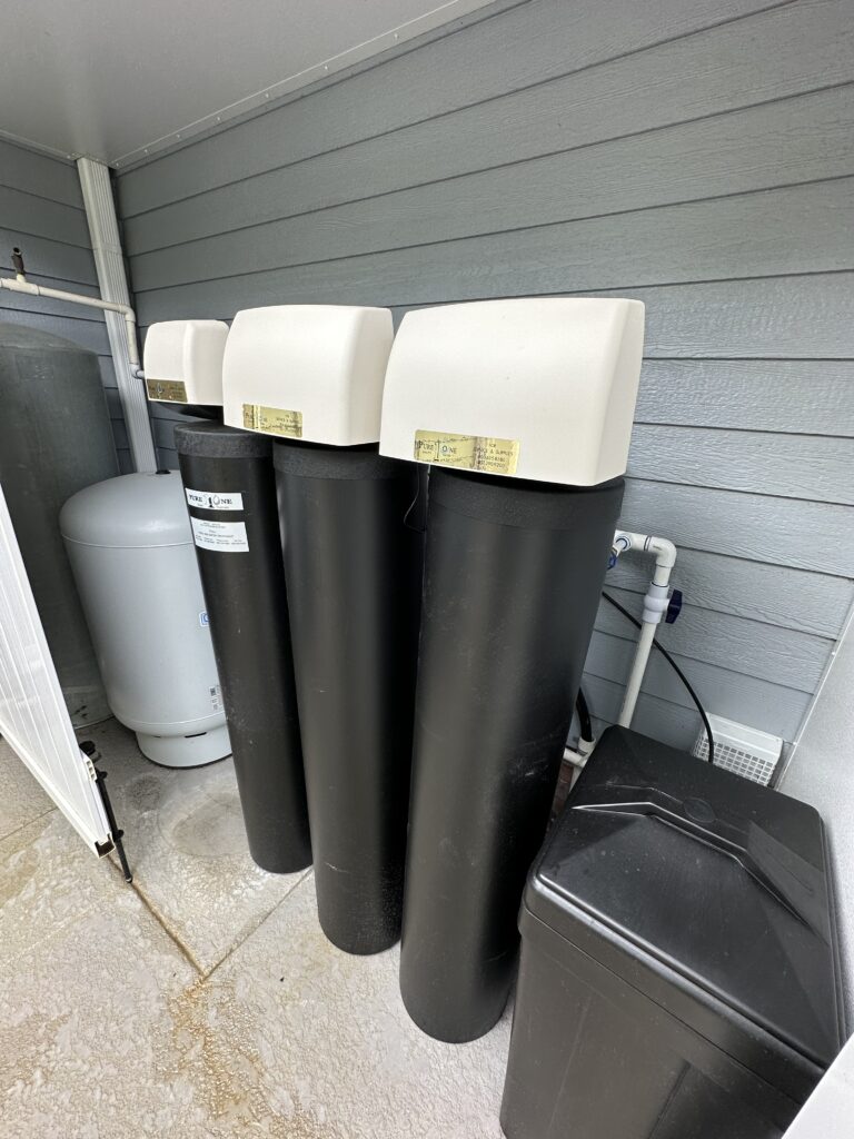 homeowner's well water treatment equipment